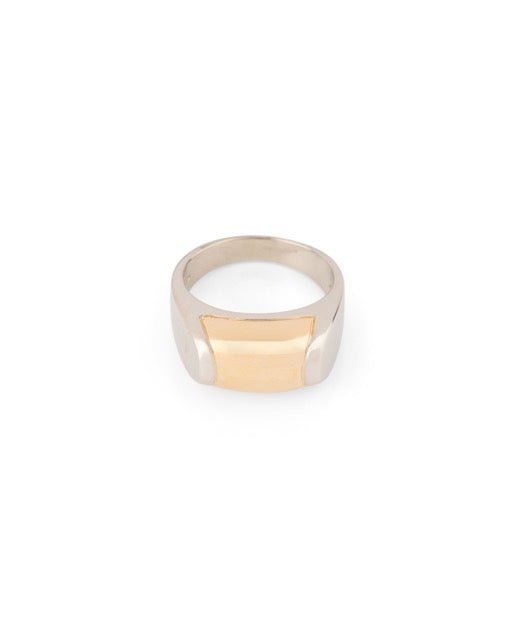 Bulgari bague Vintage en or jaune et or blanc - Maison Eloe