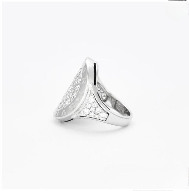 Bulgari, "Bvlgari Bvlgari" Ring White Gold Diamonds