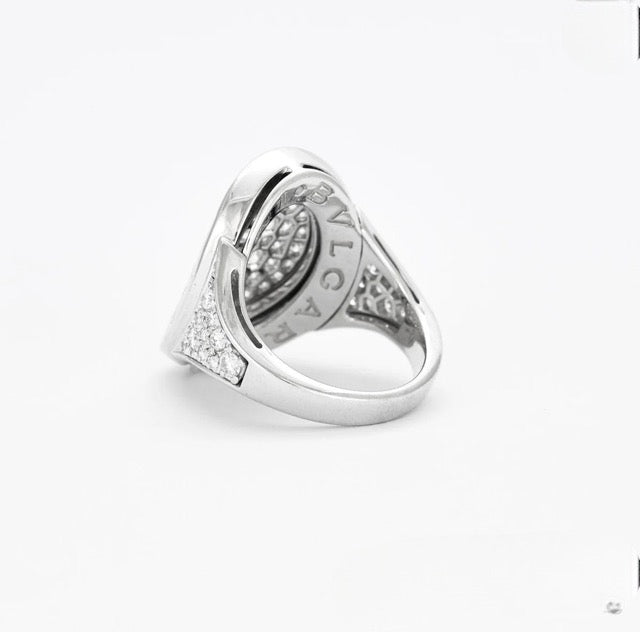 Bulgari, "Bvlgari Bvlgari" Ring White Gold Diamonds