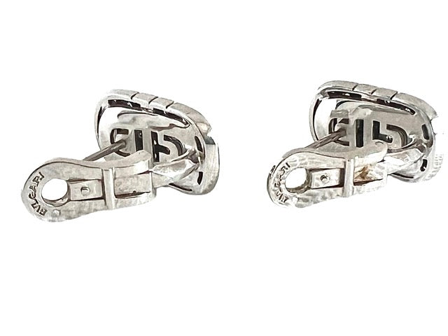 Bulgari, "Parentesi" Earrings White Gold and Diamonds