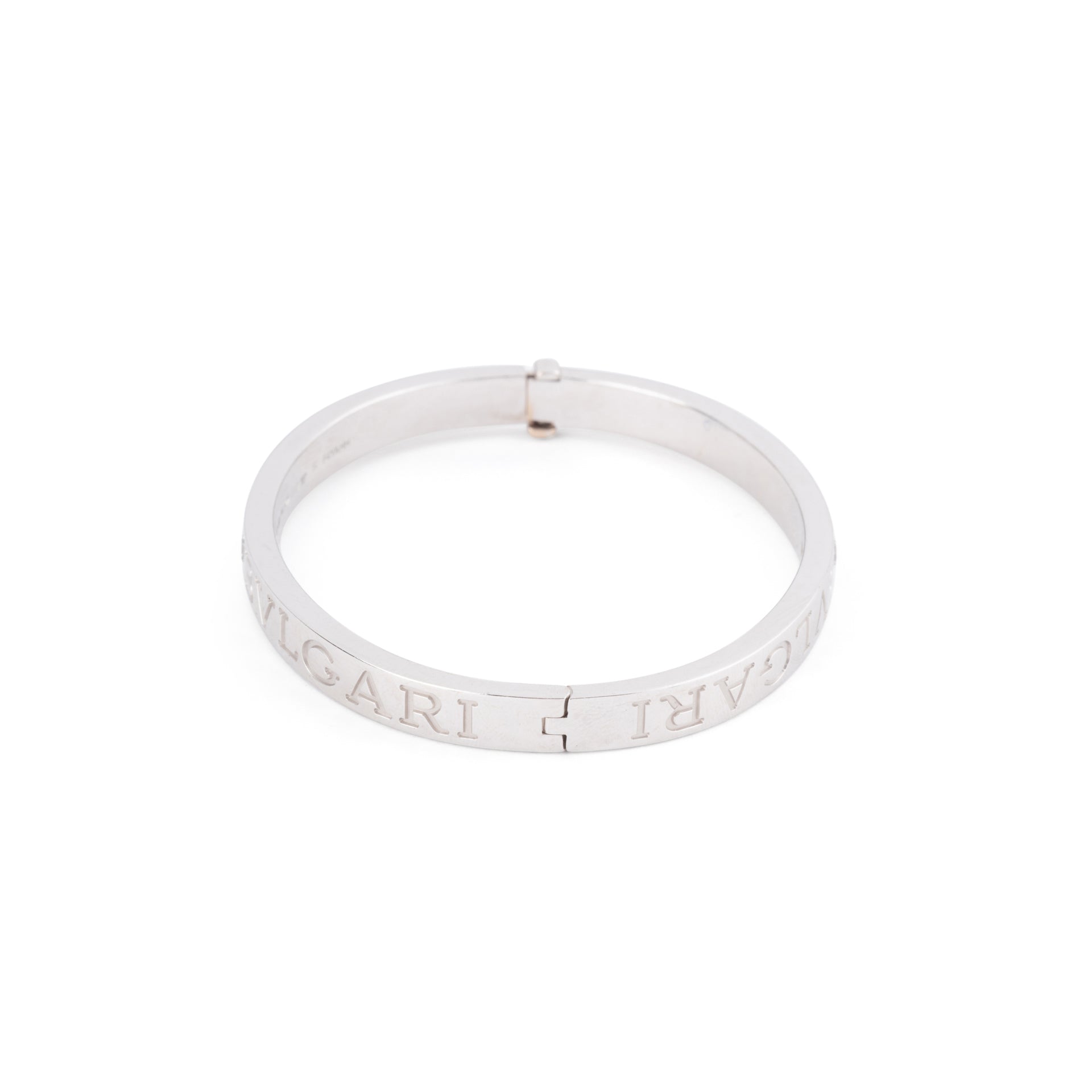 Bulgari "Bulgari Bulgari" bracelet in 18k white gold and diamonds