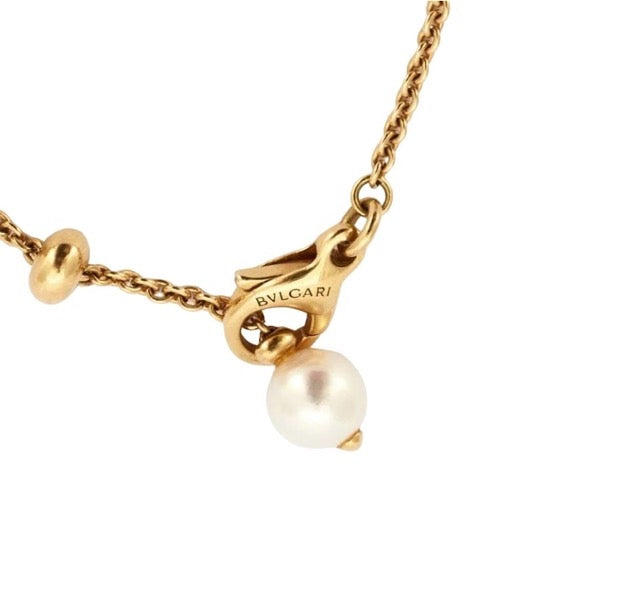 Bulgari, Allegra Necklace, Gold Diamonds, Colored Stones, Pearl