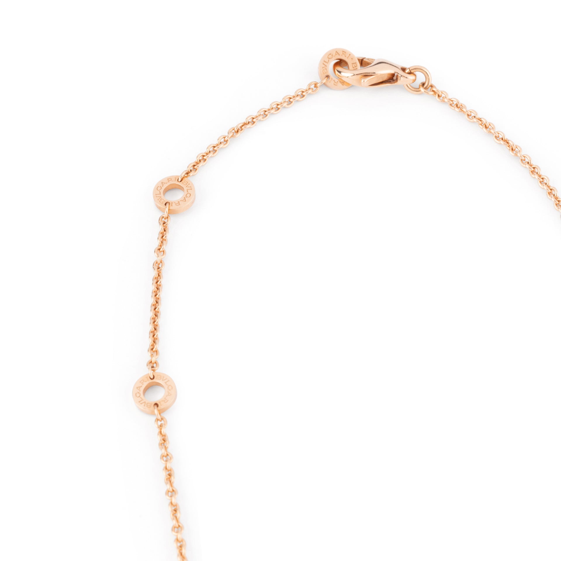 Bulgari, B Zero 1 necklace Legend design 18k rose gold by Zaha Hadid
