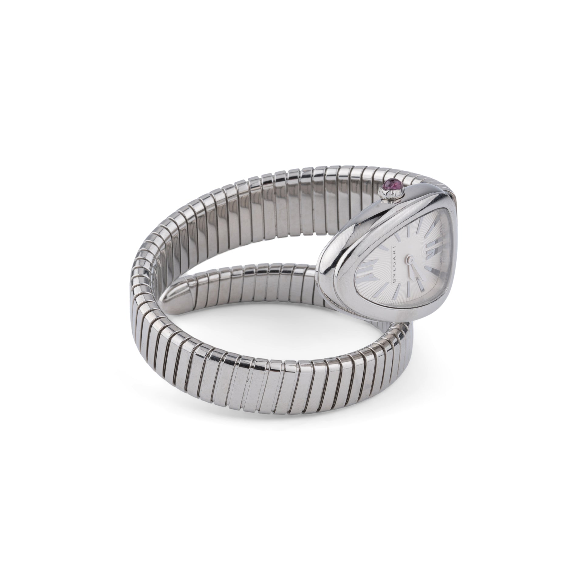 Bulgari, Serpenti watch in steel,