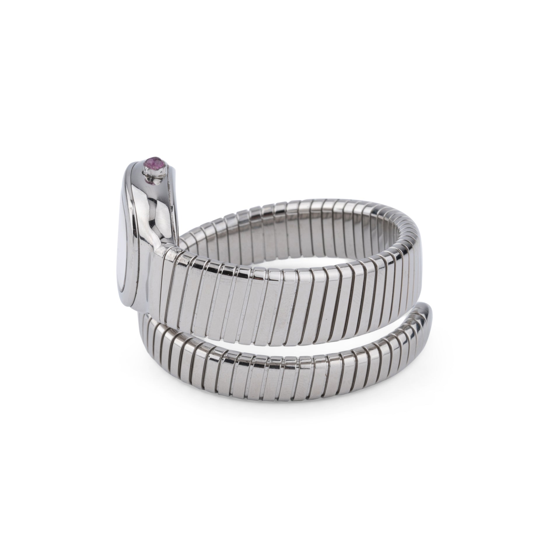 Bulgari, Serpenti watch in steel,