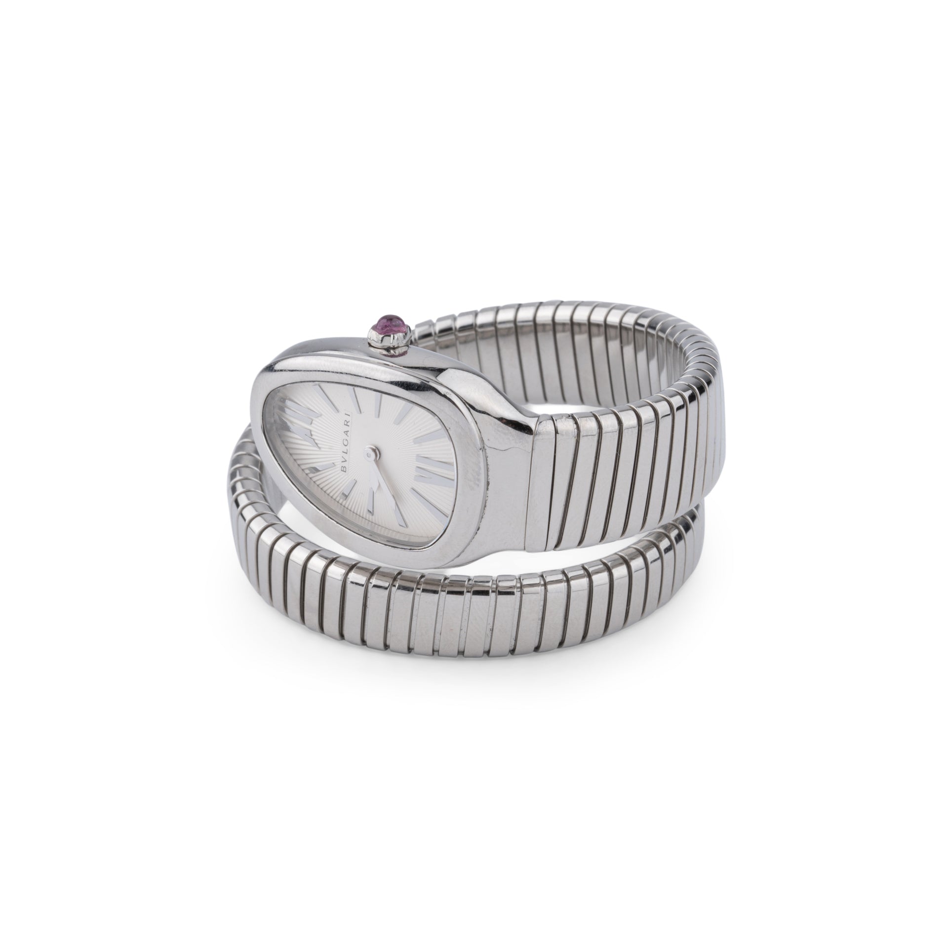 Bulgari montre Serpenti en acier