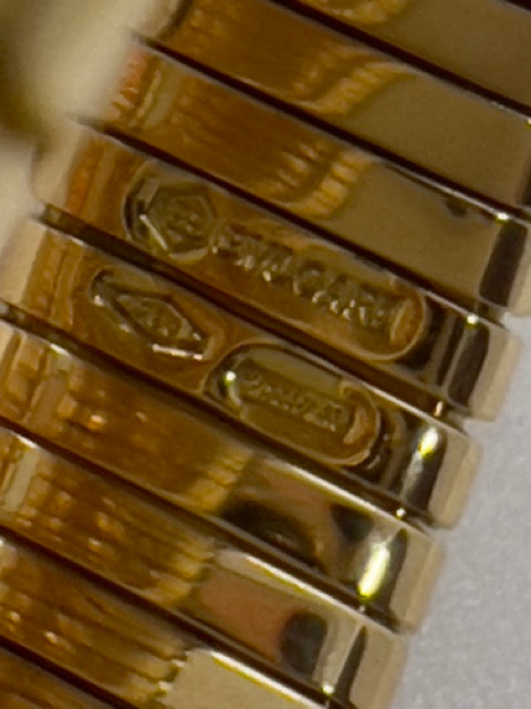 Bulgari Vintage Serpenti Tubogas Bracelet Watch 18k Yellow Gold