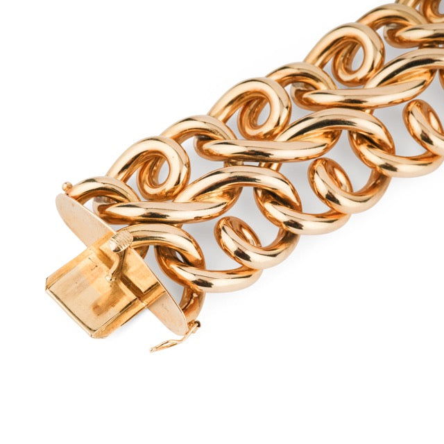 Carlo Weingrill bracelet en or jaune 18K