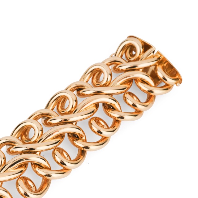 Carlo Weingrill bracelet en or jaune 18K