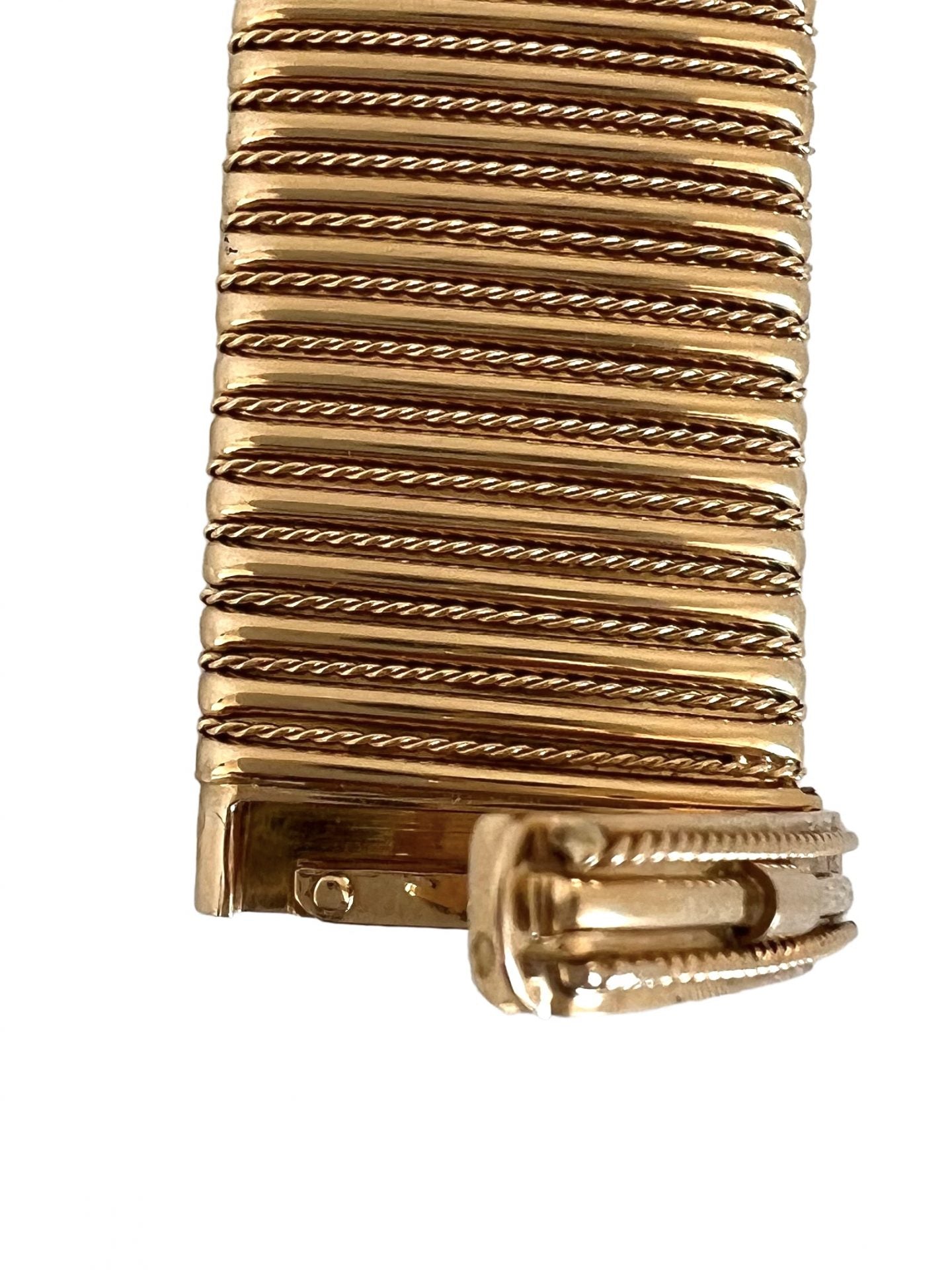 18k rose gold bracelet, RT maker's mark