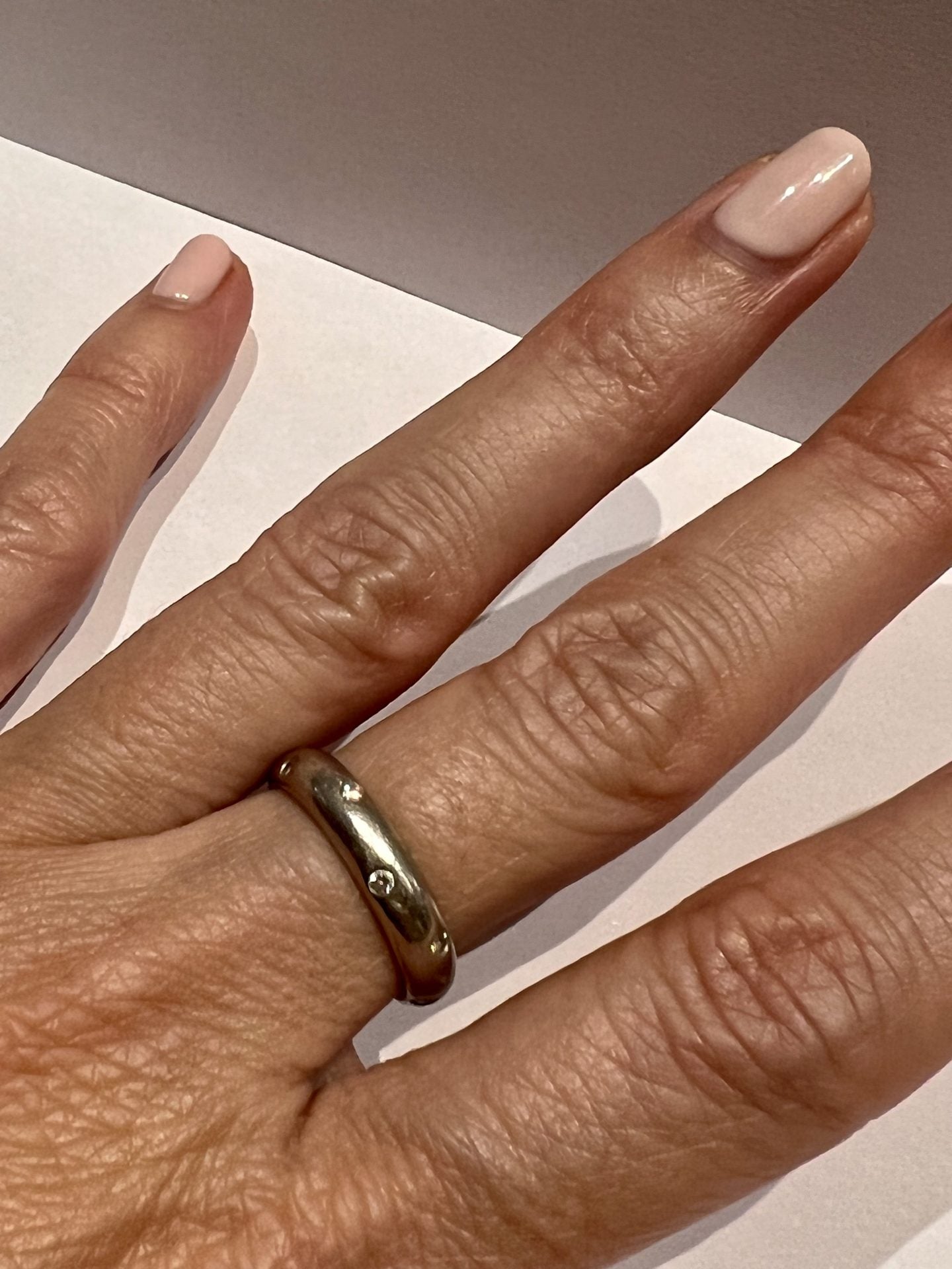 A Tiffany "Star" ring in platinum and diamonds