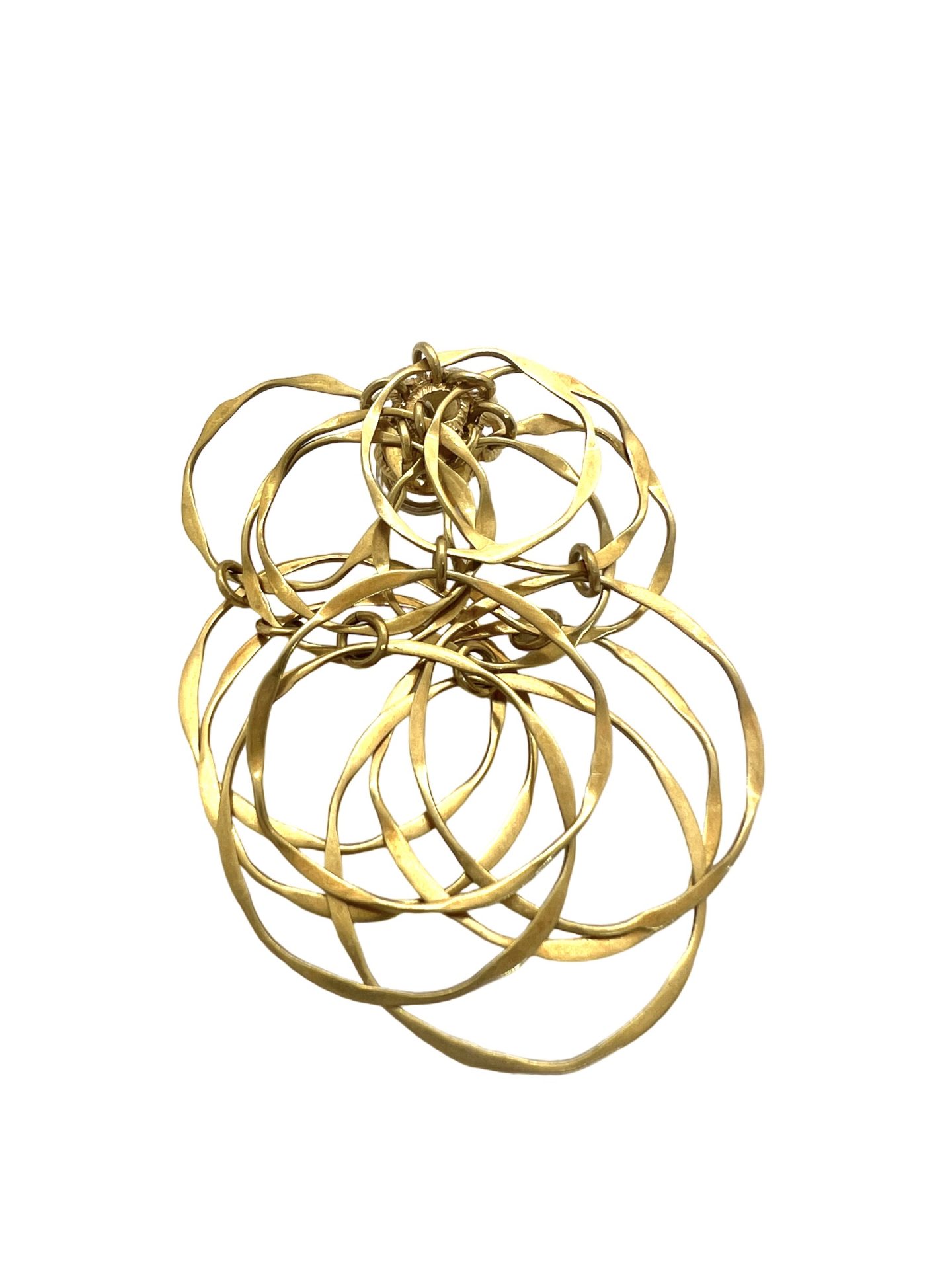Cartier 18K gold moving ring earrings