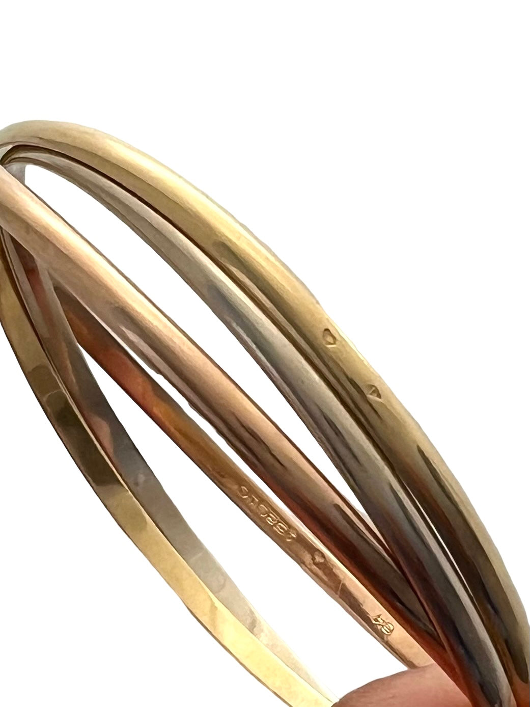 Cartier Paris, bracelet Trinity trois ors