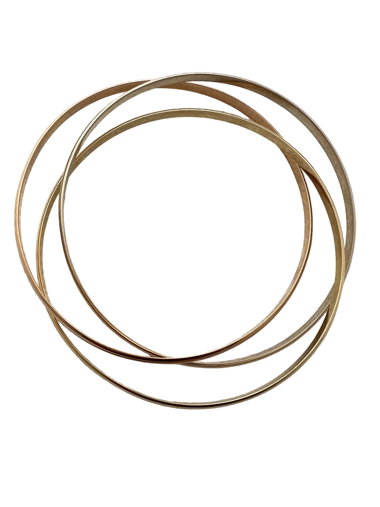 Cartier Paris, Trinity three gold bracelet