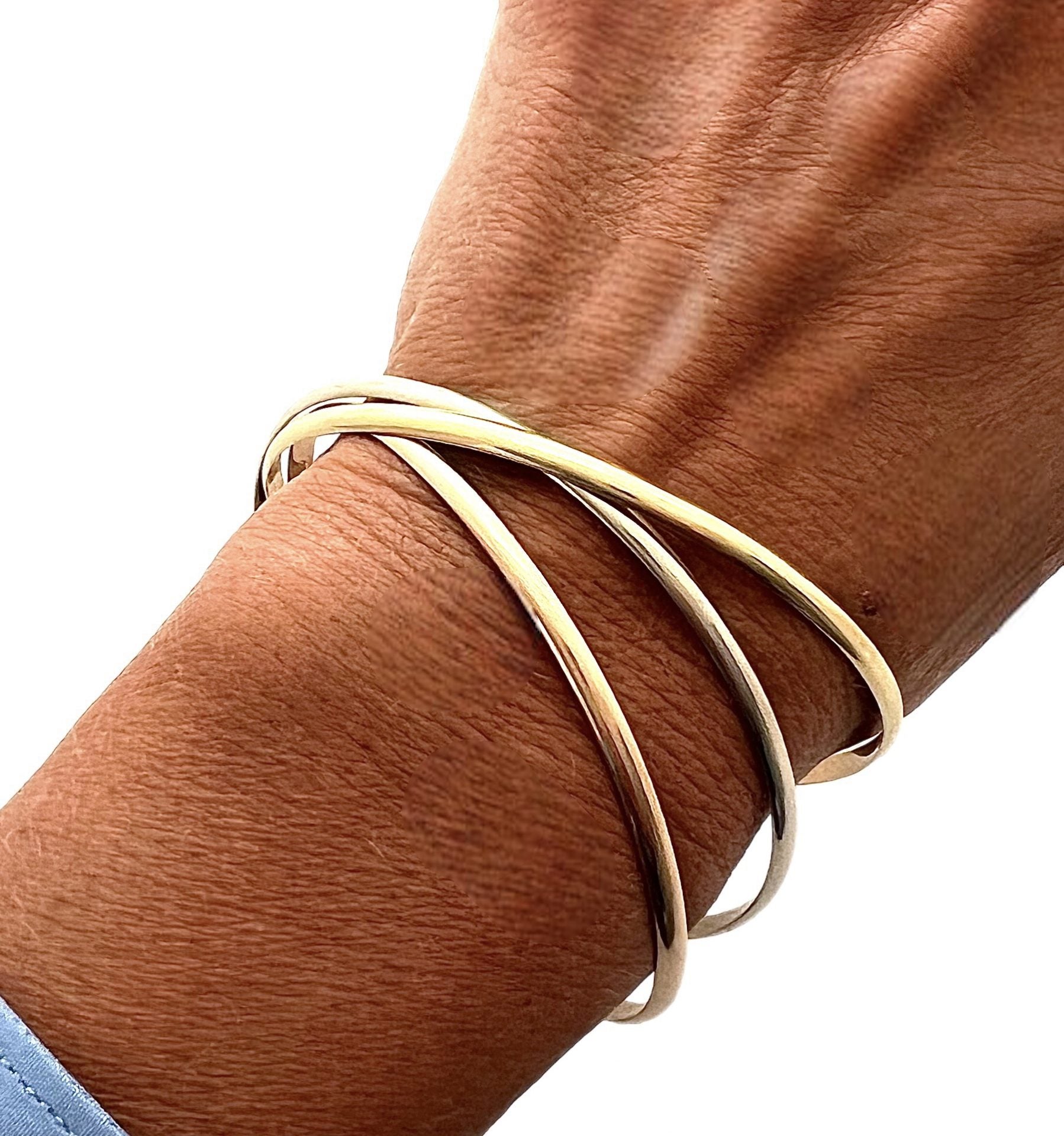 Cartier Paris, Trinity three gold bracelet