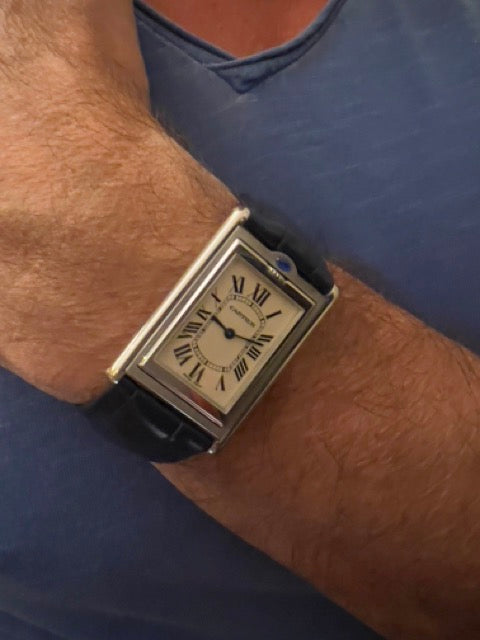 Cartier Tank Basculante mechanical watch
