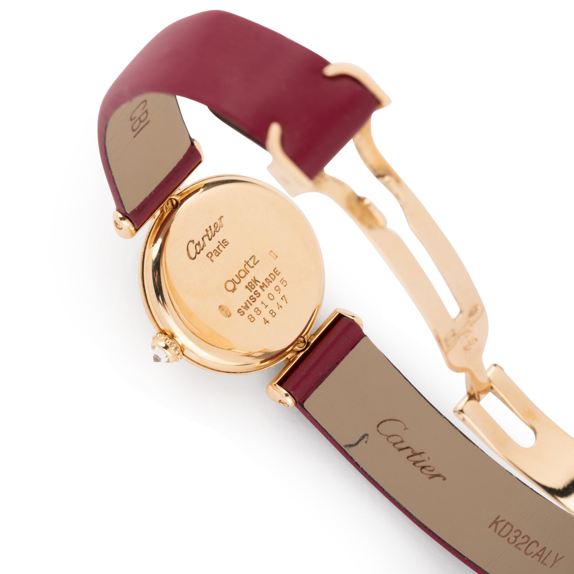 Cartier "Colisée" watch, yellow gold and diamonds