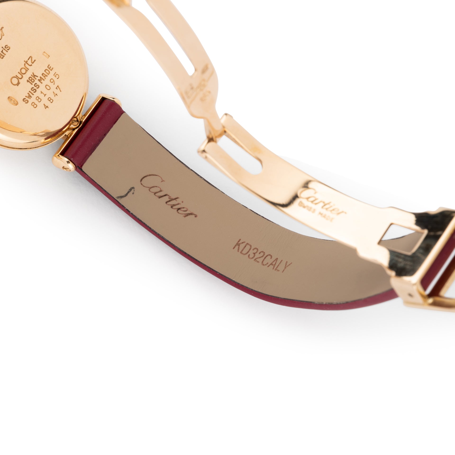 Cartier "Colisée" watch, yellow gold and diamonds