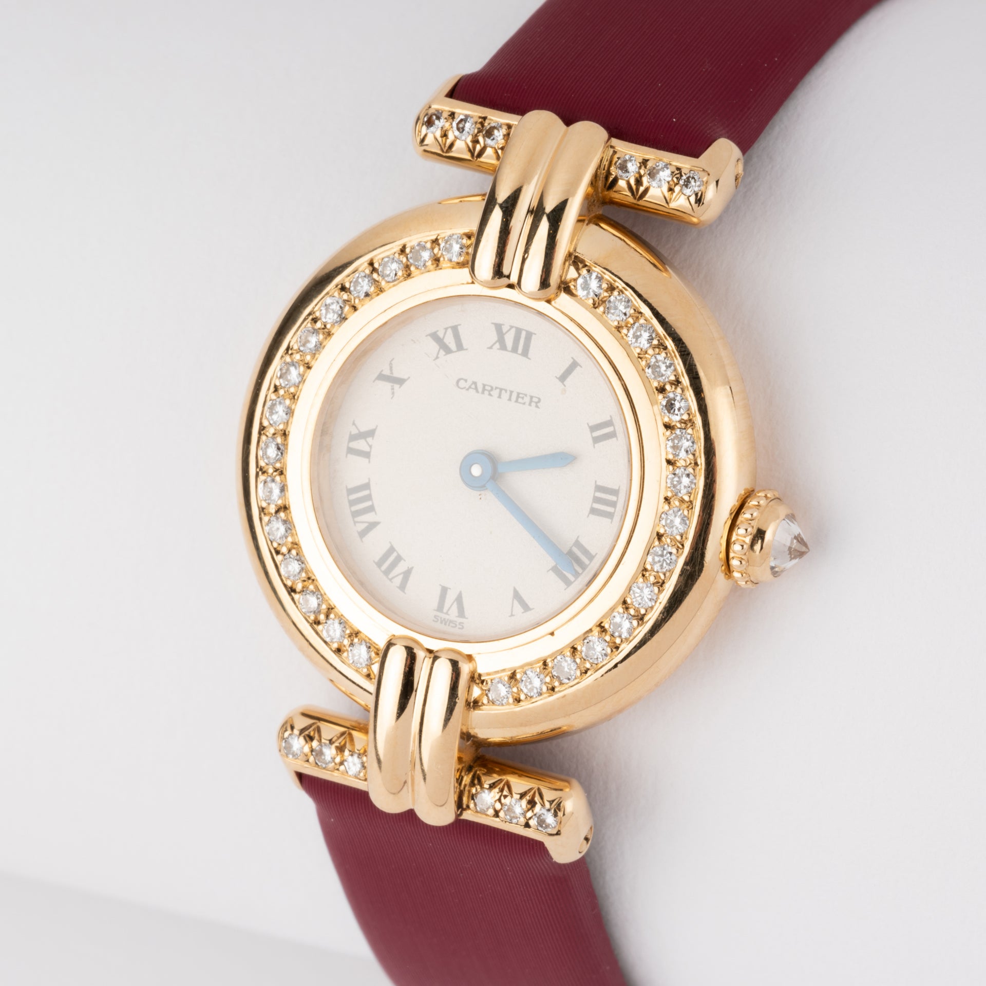 Cartier "Colisée" watch, yellow gold and diamonds