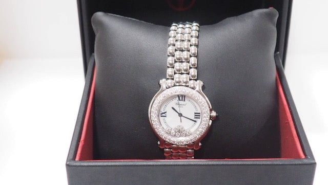 Chopard Happy Sports Diamonds steel watch