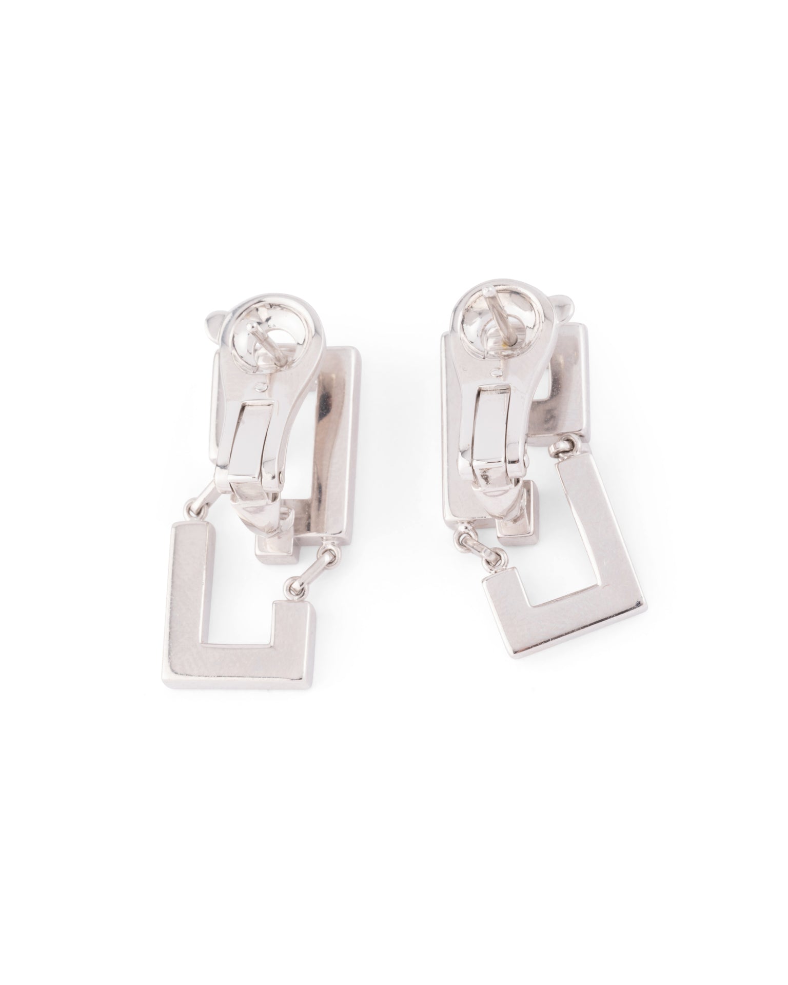 Cartier, "Dragon's Kiss" Earrings Diamonds on White Gold