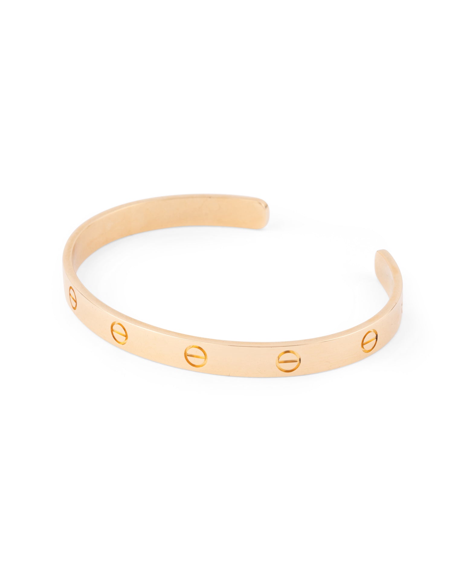 Cartier, Bracelet Love Or jaune, jonc ouvert