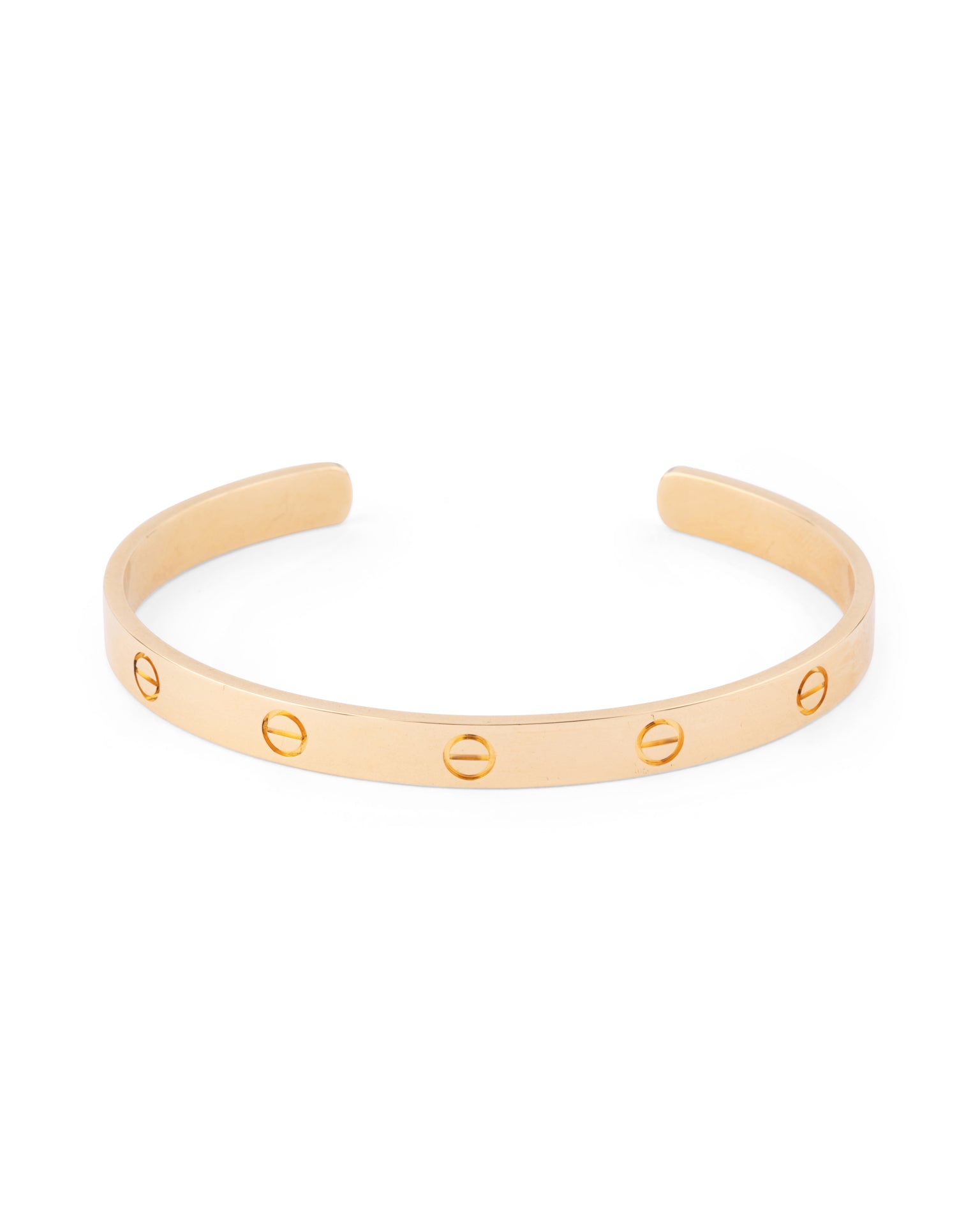 Cartier, Bracelet Love Or jaune, jonc ouvert