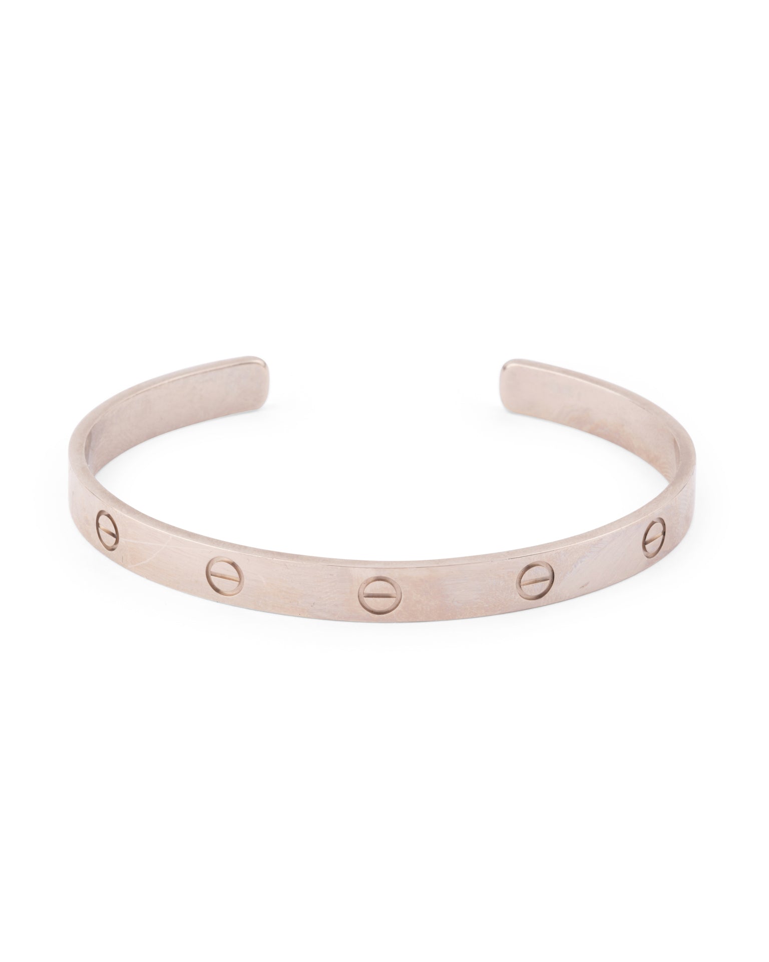 Cartier, Bracelet Love ouvert en Or gris 18K