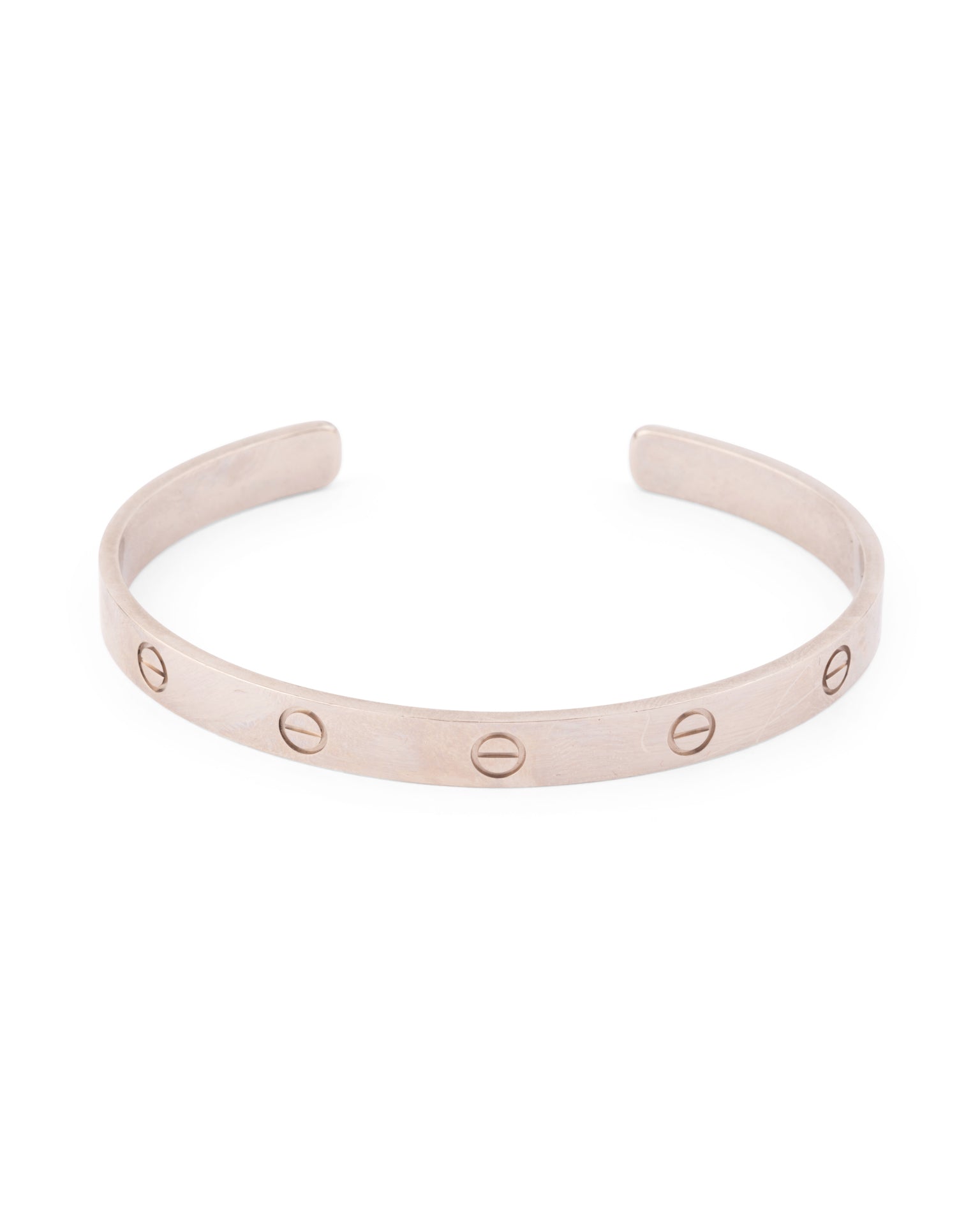 Cartier, Bracelet Love ouvert en Or gris 18K