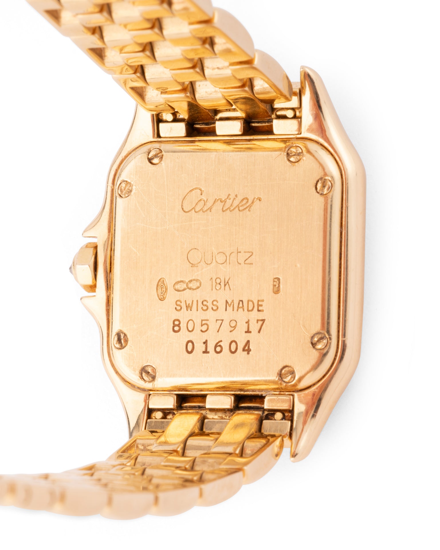 Cartier, Vintage Panthère Watch in Yellow Gold and Diamonds