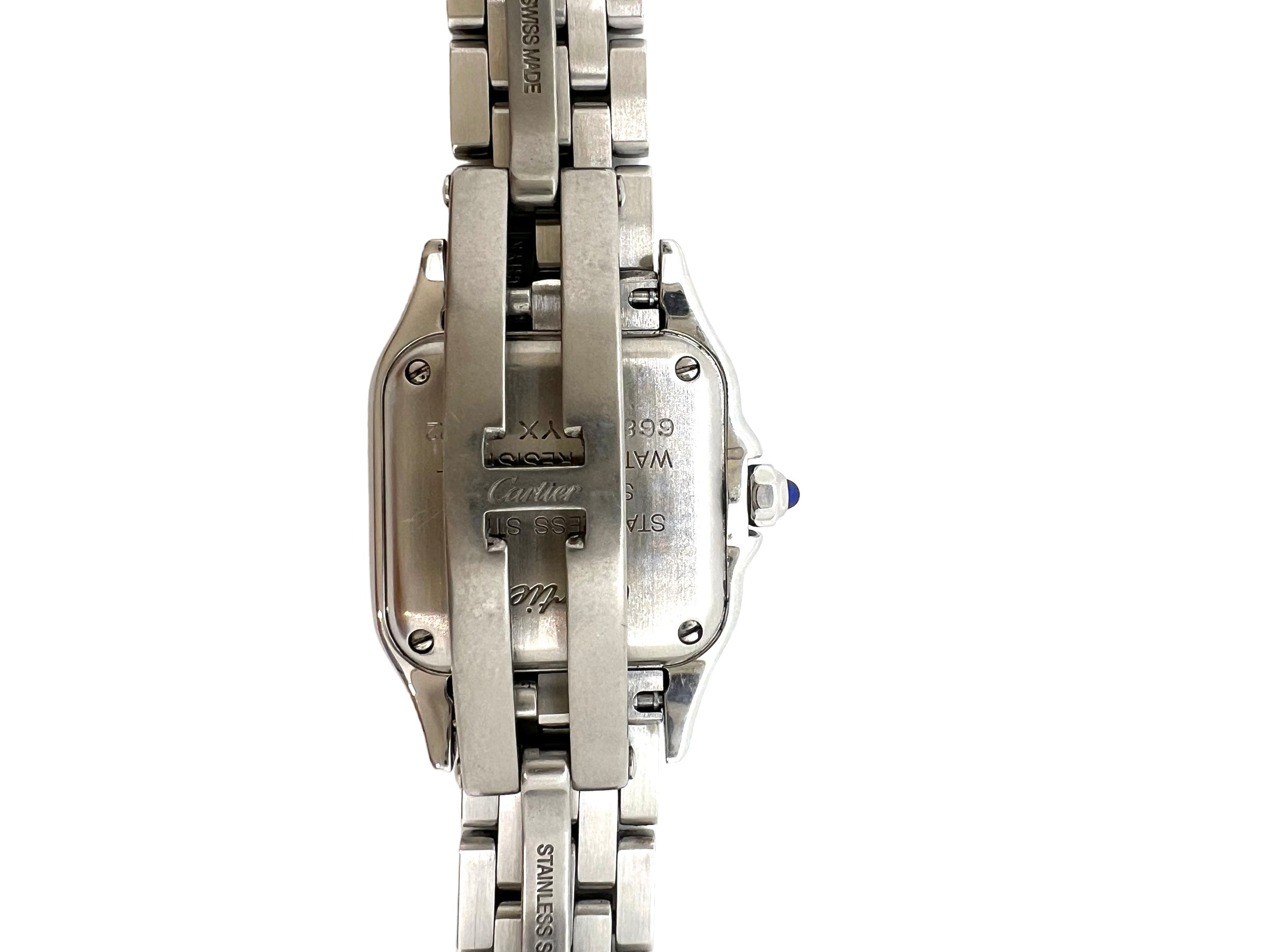 Cartier "Panthère" watch in steel, small model