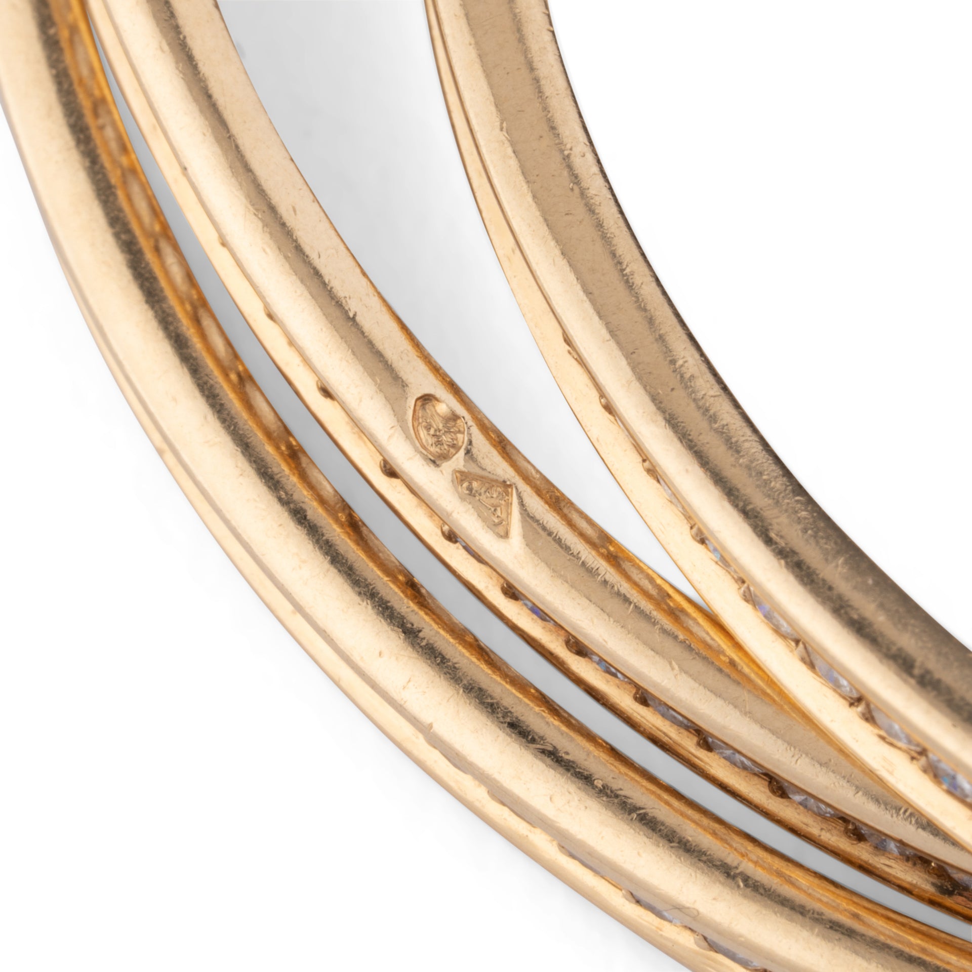 Cartier, Trinity Bracelet Gold and Diamonds