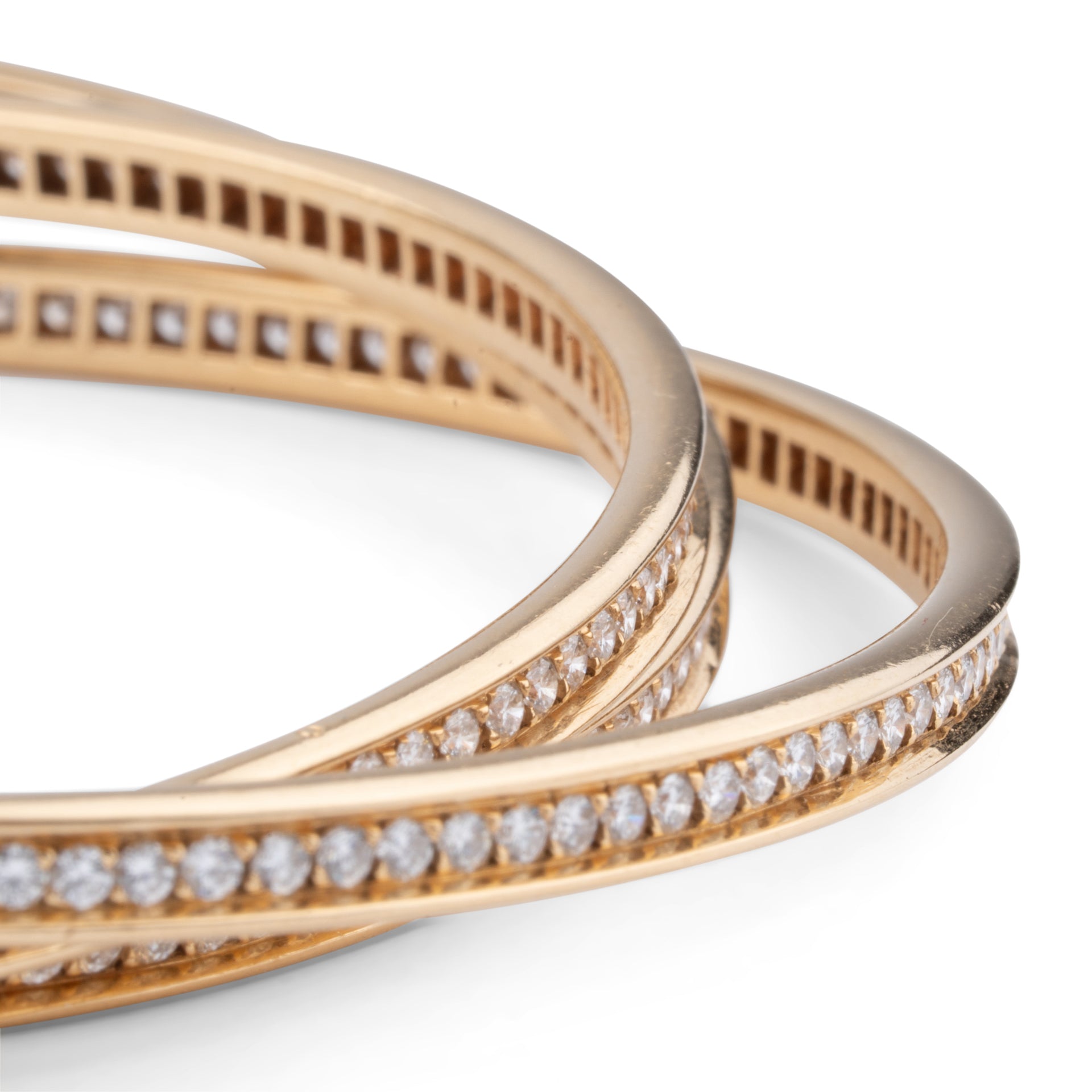 Cartier, Trinity Bracelet Gold and Diamonds