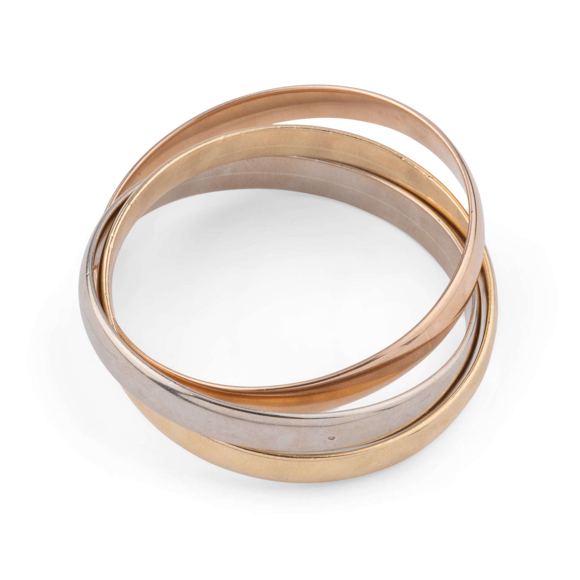 Cartier, Trinity, large model bracelet, three golds
