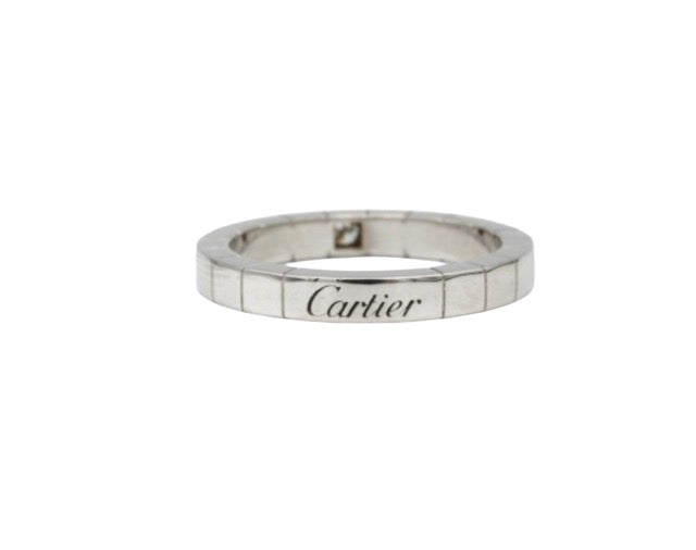 Cartier "lanyard" ring in white gold and diamond