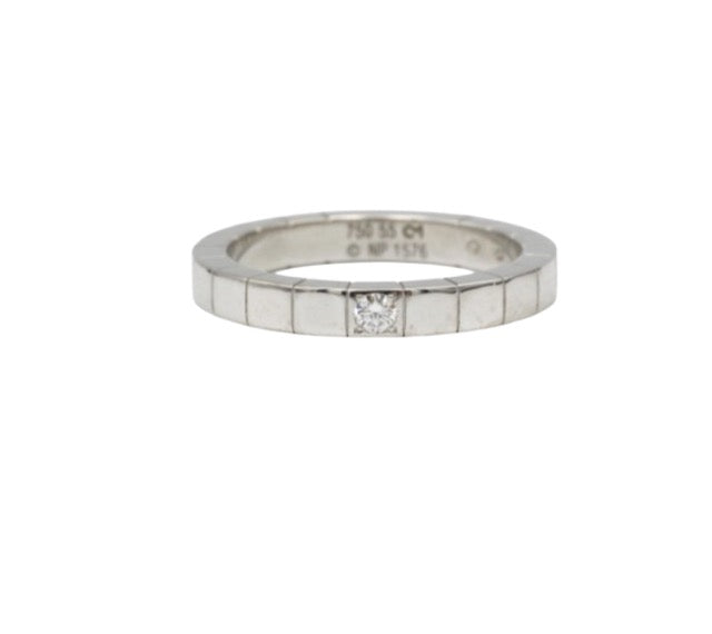 Cartier "lanyard" ring in white gold and diamond