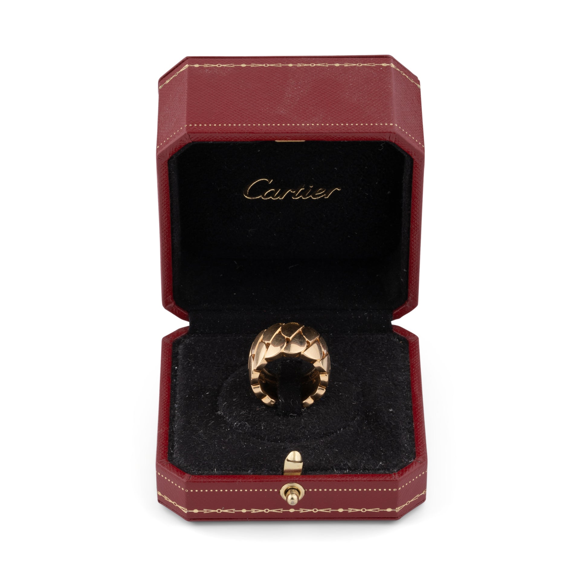 Cartier, "Dona" ring in yellow gold in its Cartier case