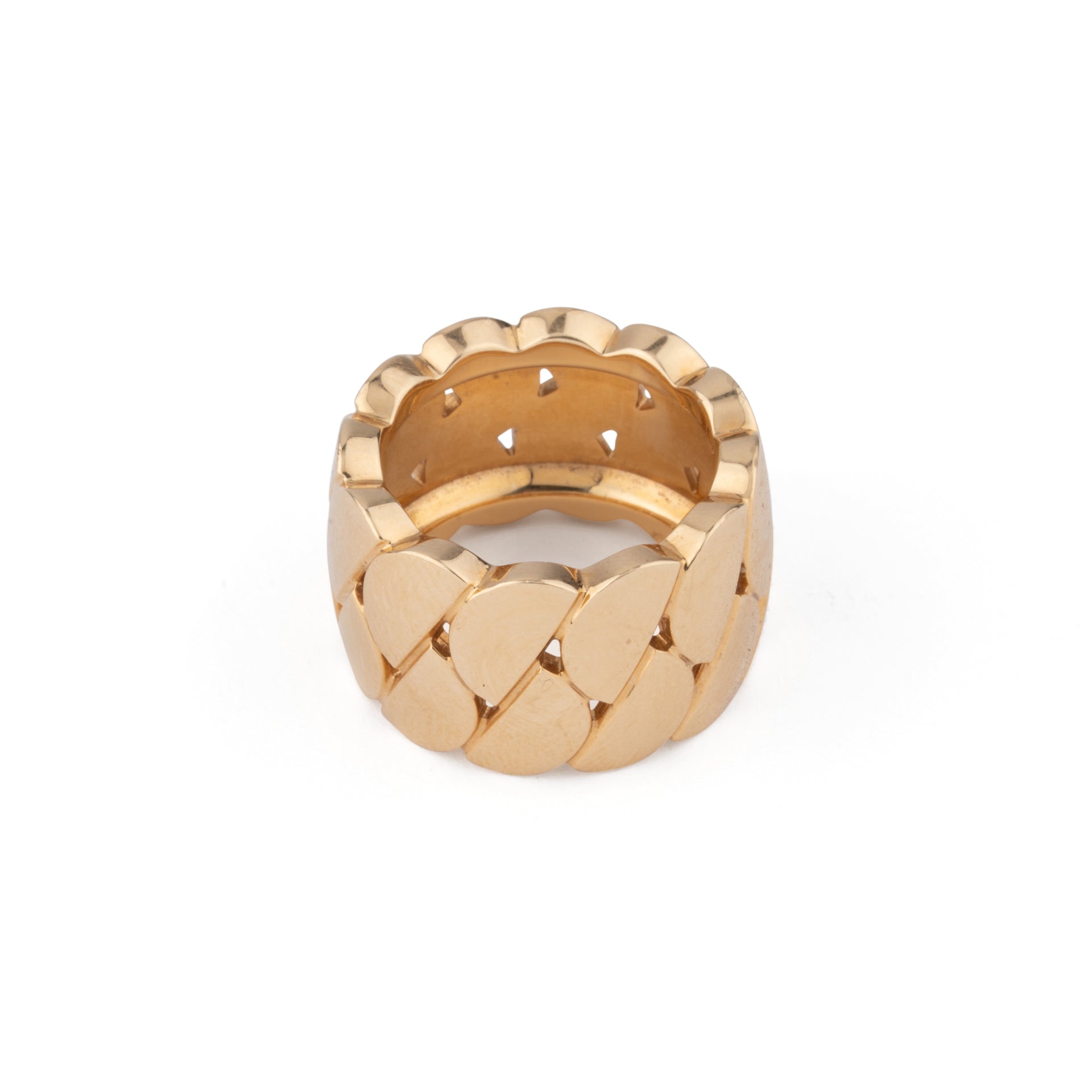 Cartier, "Dona" ring in yellow gold in its Cartier case