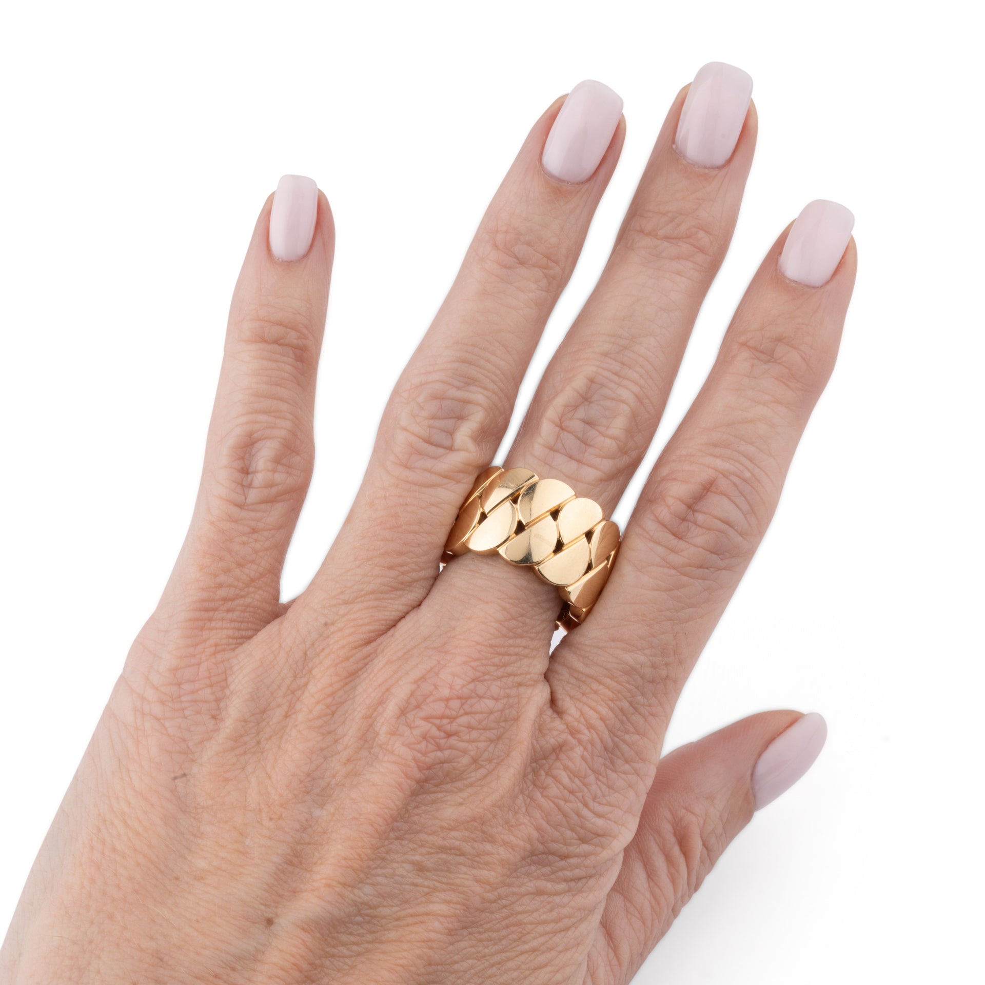 Cartier, "Dona" ring in yellow gold in its Cartier case