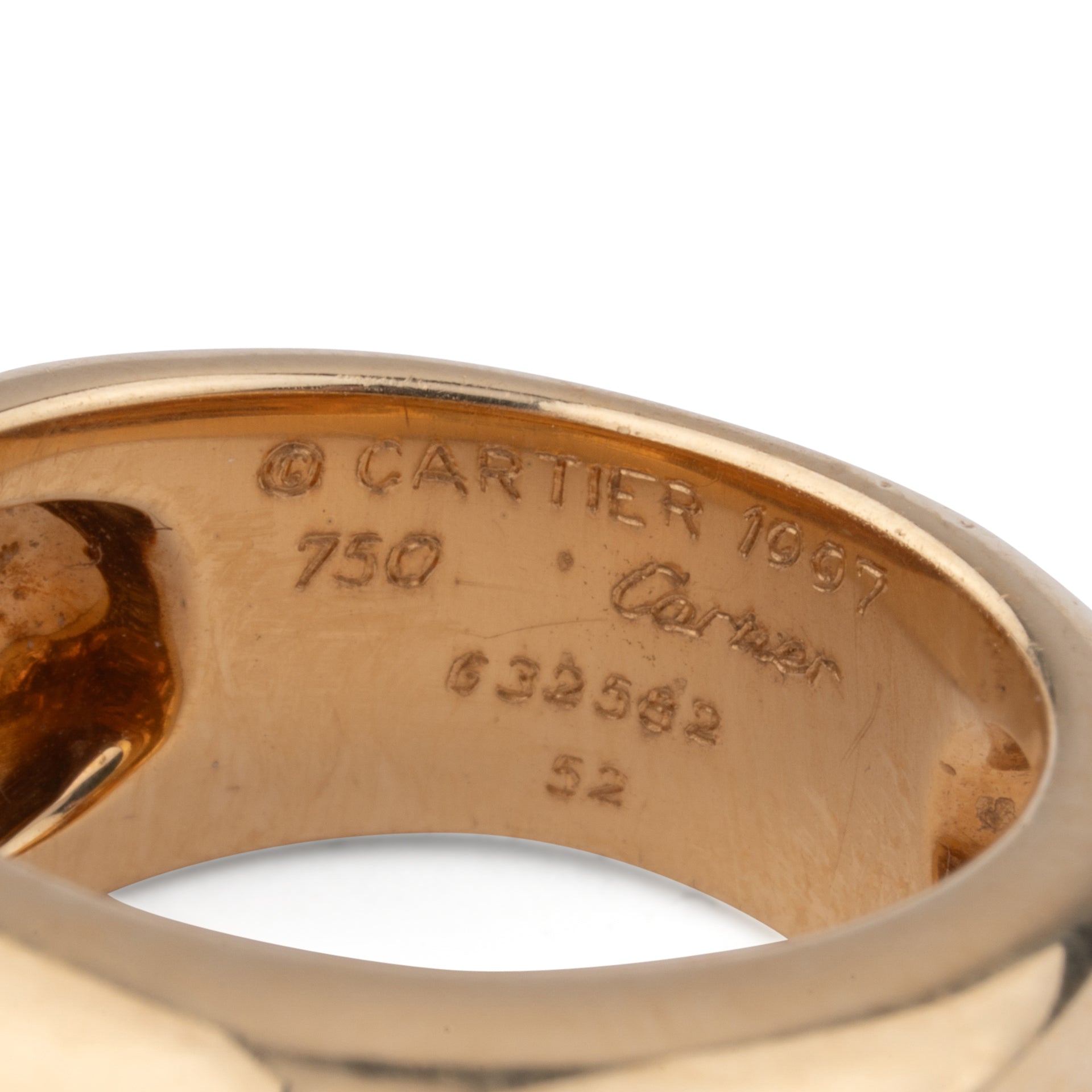 Cartier, 18K Yellow Gold Bangle Ring