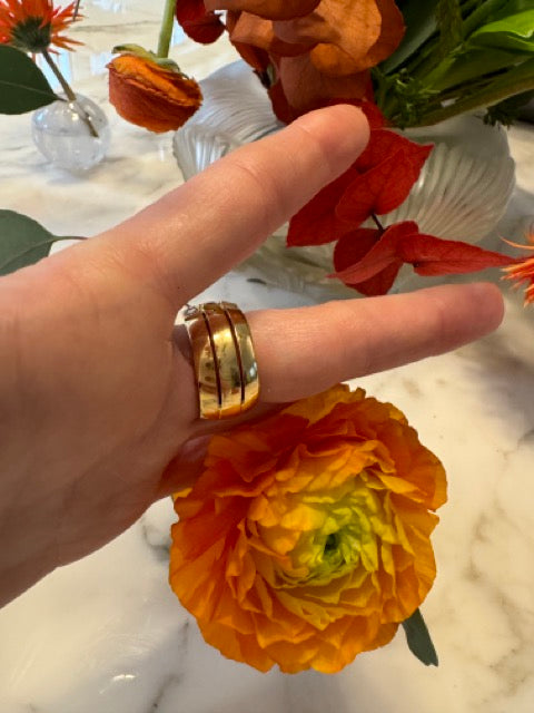 Cartier, Vintage “Up & Up” Ring, Gold and Diamonds