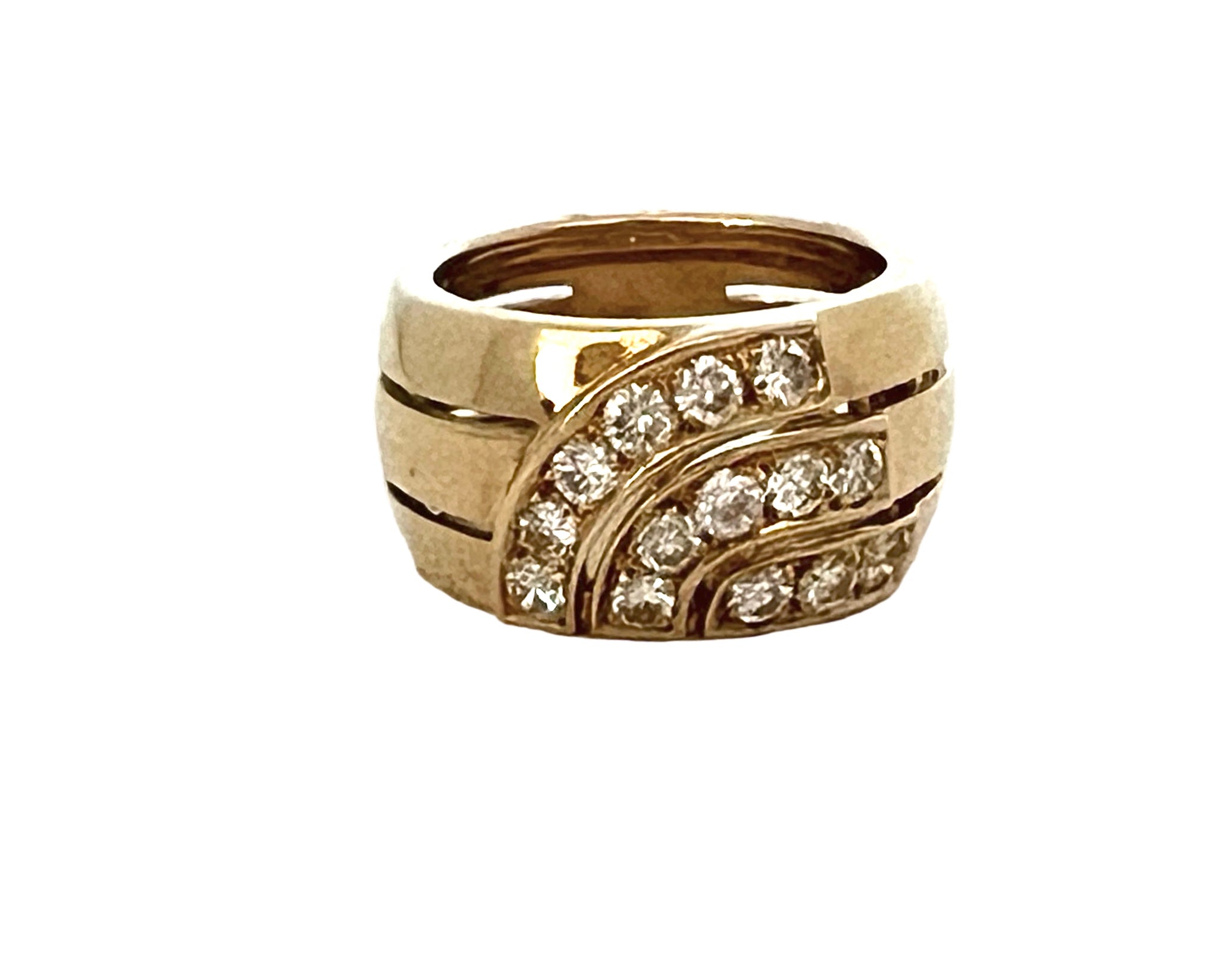 Cartier, Vintage “Up & Up” Ring, Gold and Diamonds