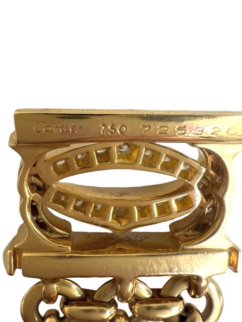 Cartier, Penelope Bracelet, Yellow Gold Diamonds