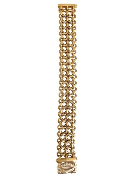 Cartier, Penelope Bracelet, Yellow Gold Diamonds