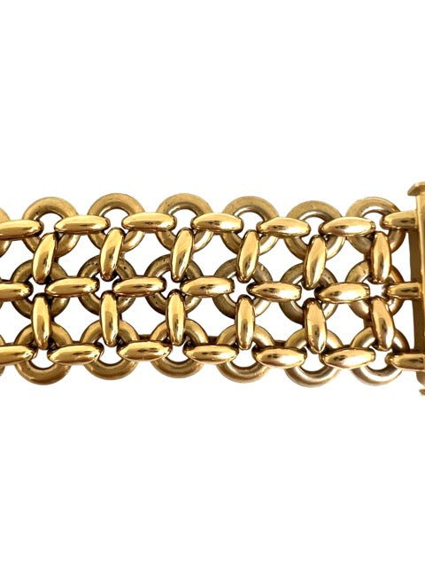 Cartier, Penelope Bracelet, Yellow Gold Diamonds