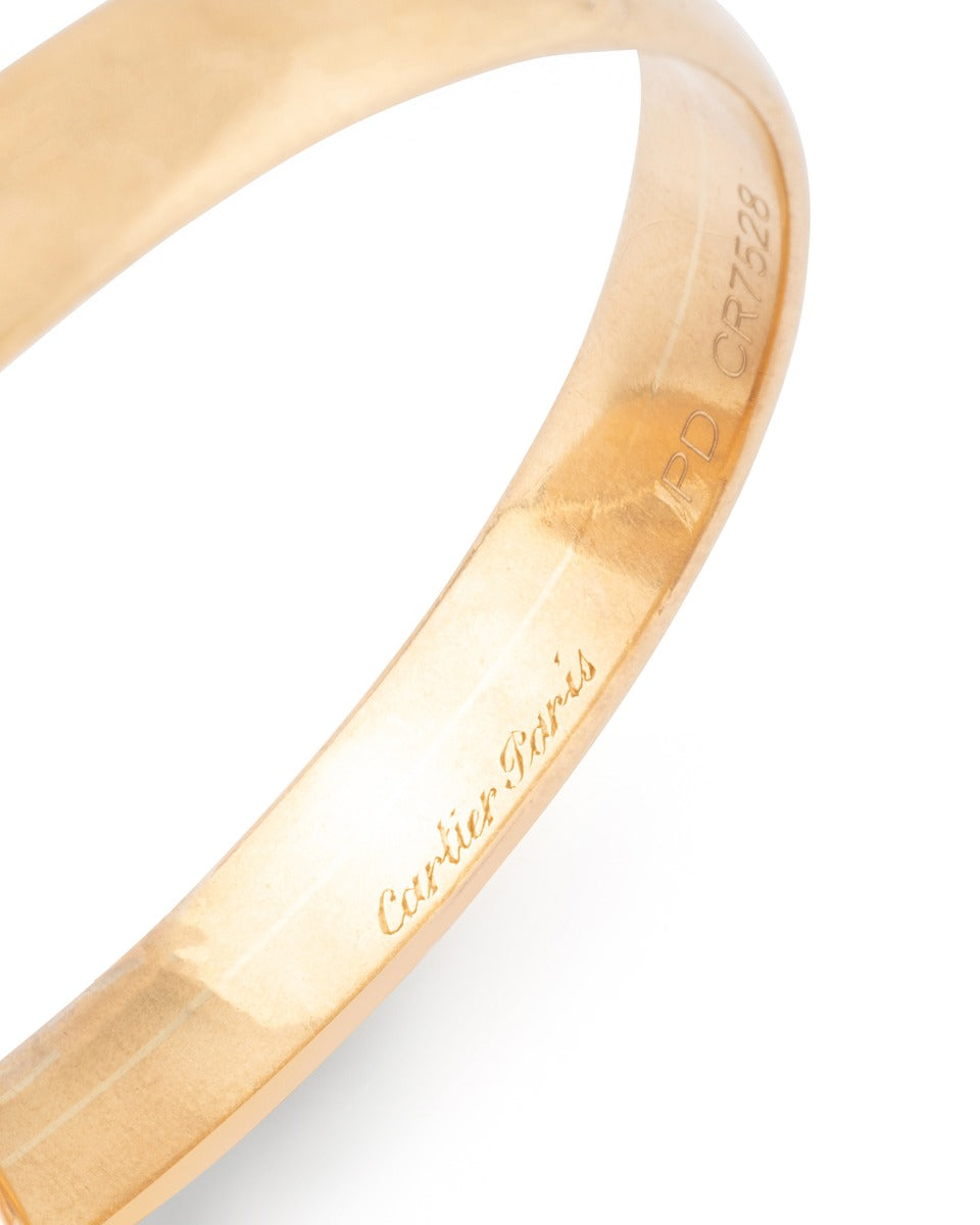Cartier, bracelet Trinity vintage trois ors, modèle large