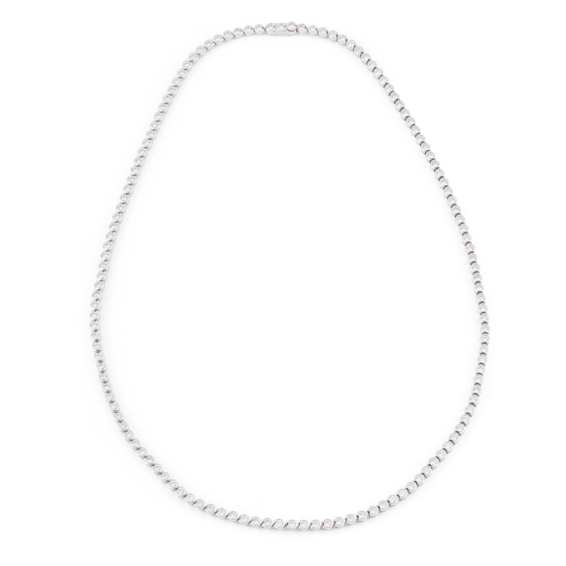 Cartier, Collier "C de Cartier" diamants or blanc