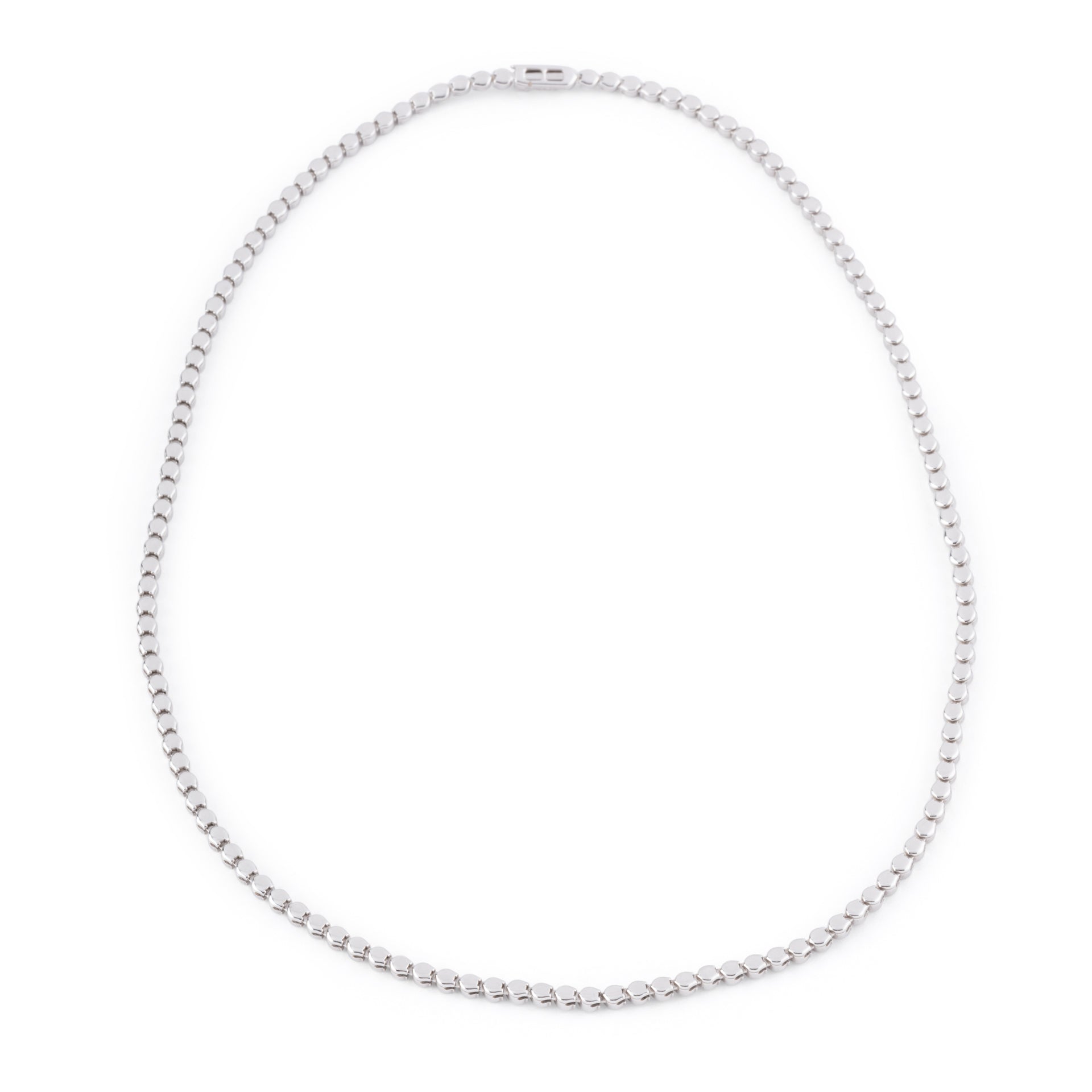 Cartier, "C de Cartier" necklace with diamonds in white gold