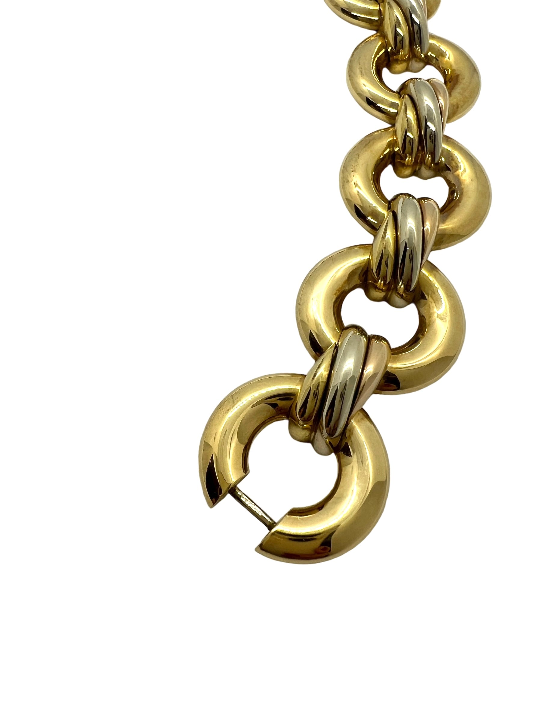 Cartier, Vintage Trinity Necklace in three golds