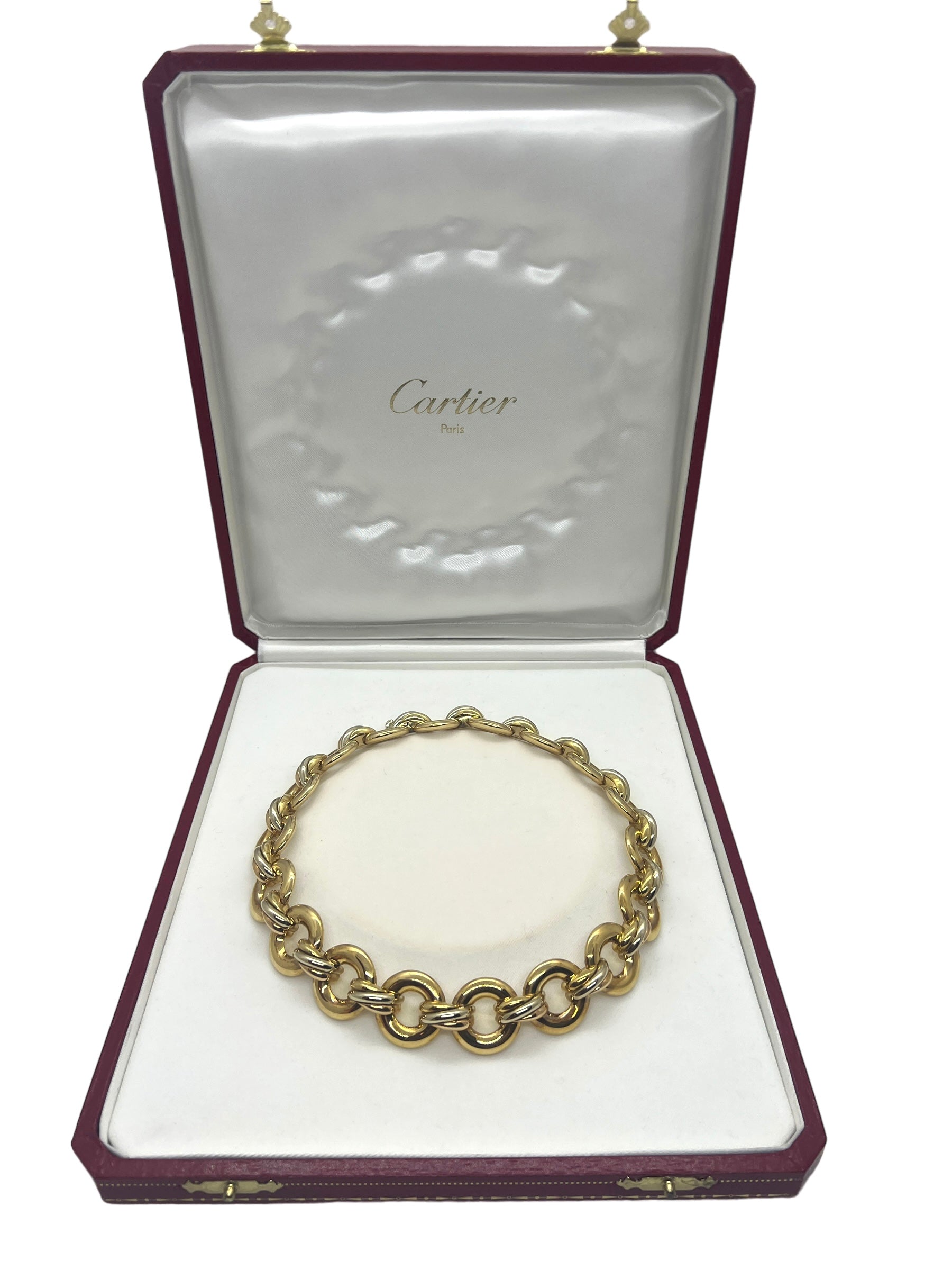 Cartier, Collier Trinity Vintage trois ors